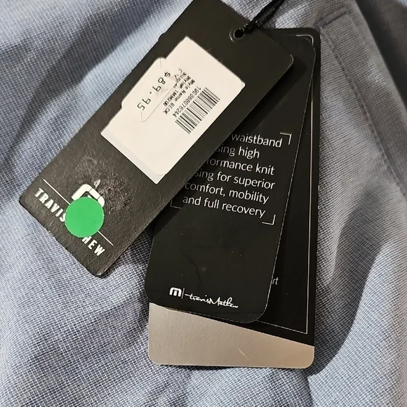 Travis Mathew Blue Shorts Beck Size 42 NWT - Picture 2 of 4